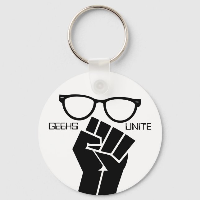 Geeks unem-se! Chaveiro (Frente)