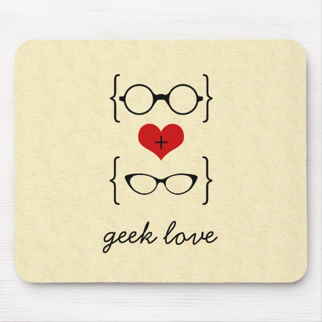 Geeky Glass Mousepad (Frente)