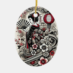 Geisha Art Enfeites de natal