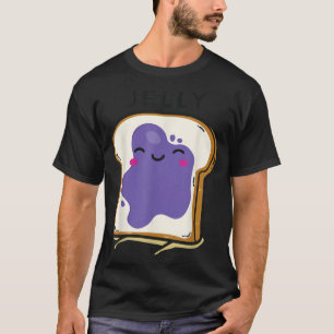 Geleia da Manteiga de Amendoim 2 Camisetas BFF Cor