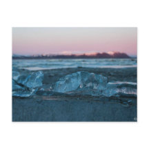 Gelo e montanhas, cartão postal