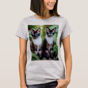 Gêmeos de Gatos Siameses, Camiseta Menina