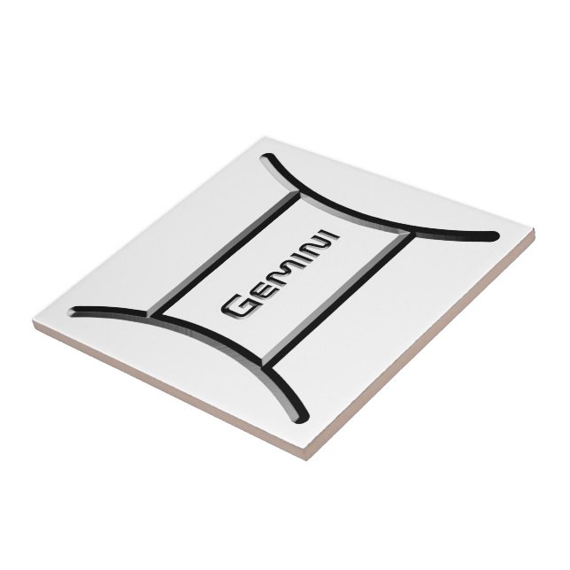 GEMINI, Design abstrato do Sinal Zodíaco, (Lateral)