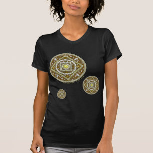 Gemini Mandala Camisa Escura Feminina