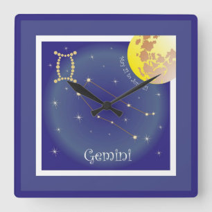 Gemini May 21 to June 21 relógio