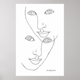 "GEMINI" por CR Sinclair Poster