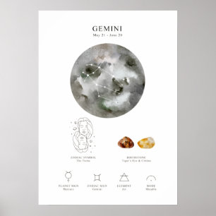 Gemini - Poster de Sinal Astrológico