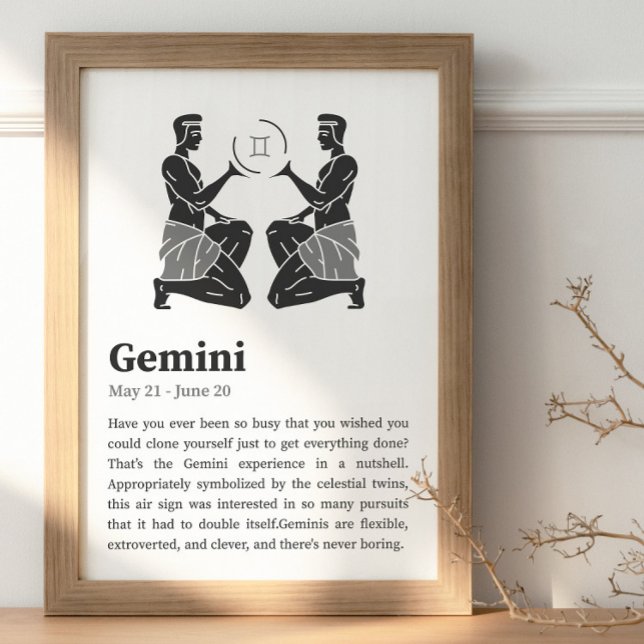 Gemini Zodiac - poster (Criador carregado)