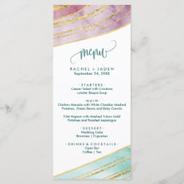 Gemstone Bandido | Cartão de Menu Janto Mauve