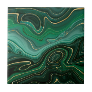 Gemstone Dourado de Malachite Verde