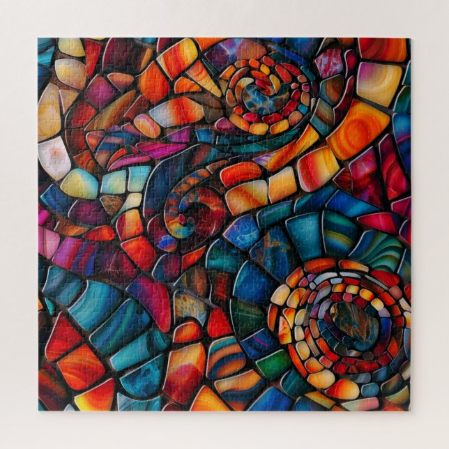 Gemstone Mosaic Quebra-cabeça (Vertical)