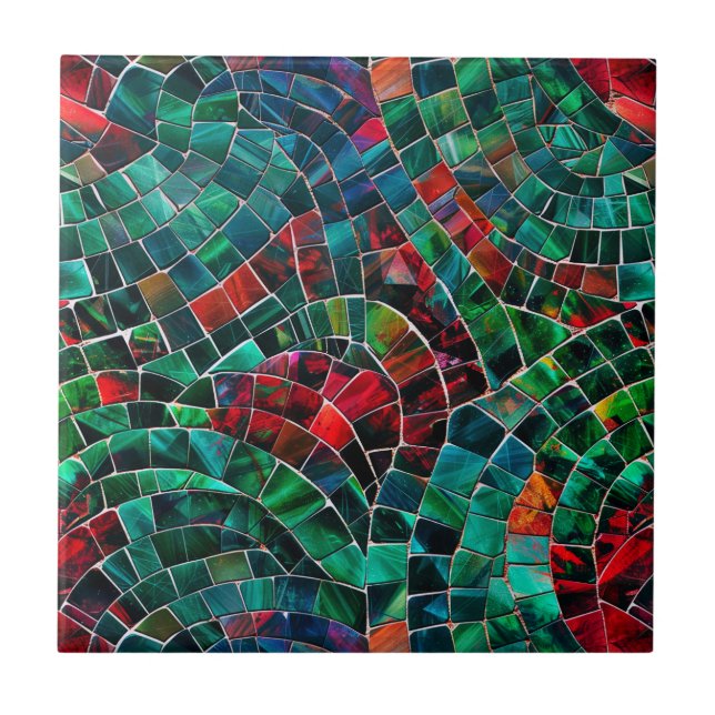 Gemstone Mosaico - Azulejo Cerâmico (Frente)
