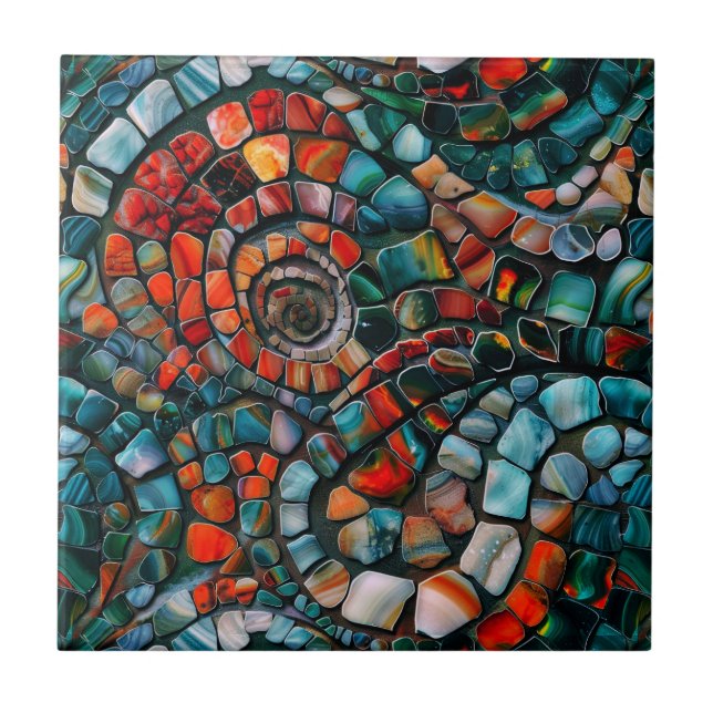 Gemstone Mosaico - Azulejo Cerâmico (Frente)