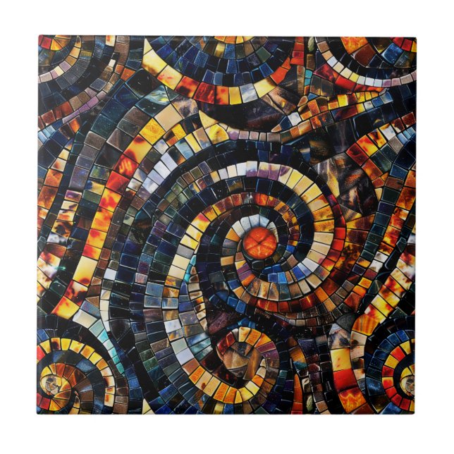 Gemstone Mosaico - Azulejo Cerâmico (Frente)