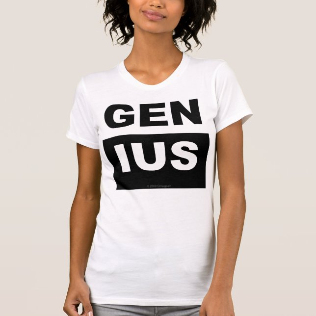 GEN IUS - Camisa das senhoras T (Frente)