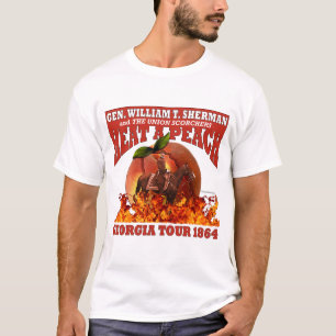 Gen Sherman "calor camisa 1864 da excursão de um