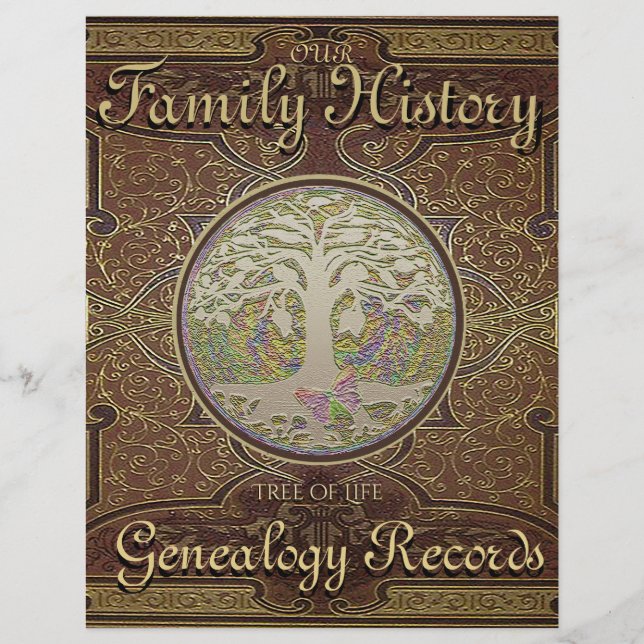 Genalogia de Histórico Familiar Personalizada (Frente)
