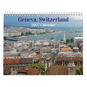 Genebra, Suiça 2025 Calendário