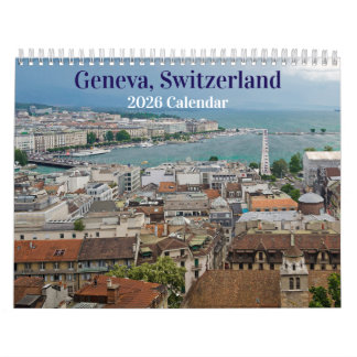 Genebra, Suiça 2026 Calendário