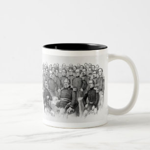 Generais da guerra civil da caneca da união