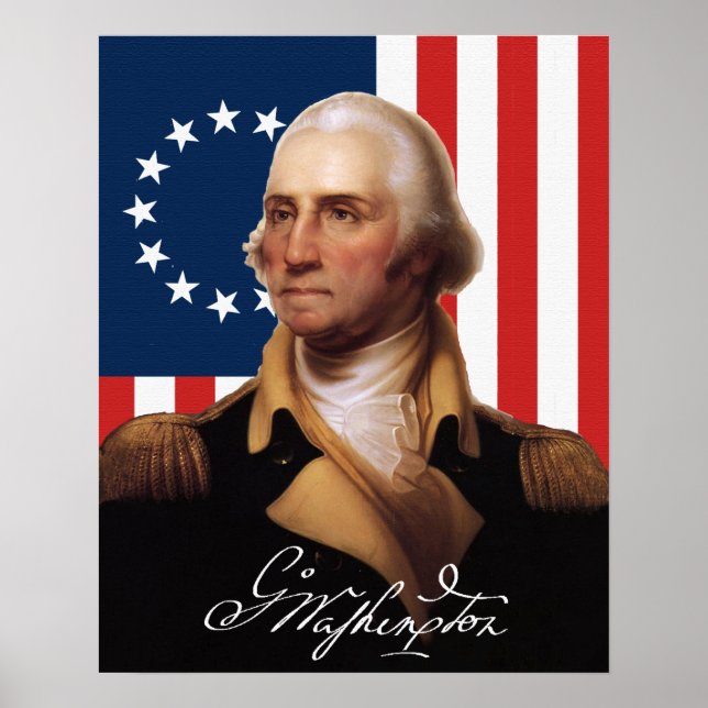 General George Washington Poster (Frente)