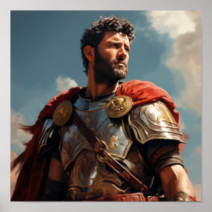 General Roman Maximus como um Poster de Gladiador