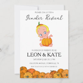 gênero de abóbora revela convites