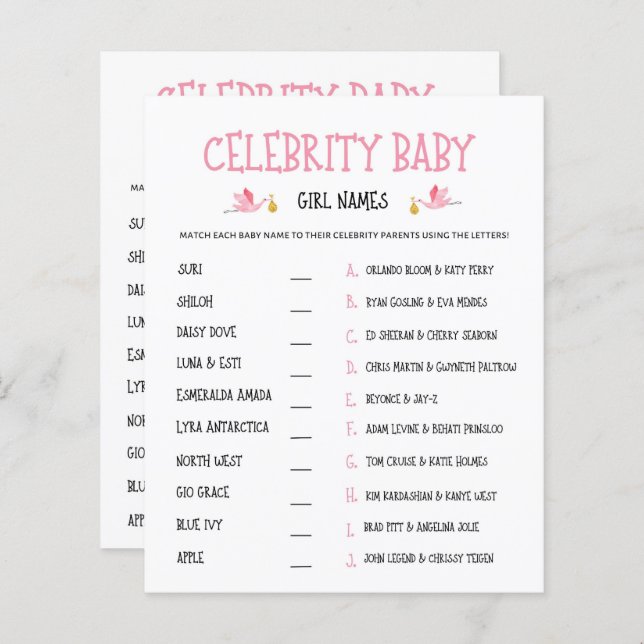 Gênero de Watercolor Revela Celebridade de Bebê No (Frente/Verso)