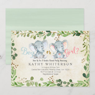 Gênero elefante revela Granja de Convite