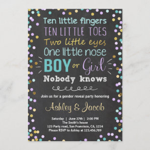 Gênero revela convite para Menina ou Roxo Roxo