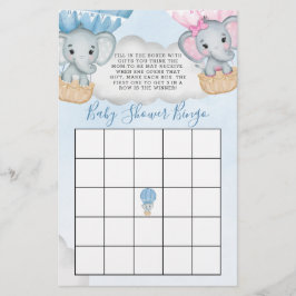 Gênero Revelação do Elefante - Chá de fraldas Bing