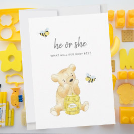 Gênero Revelar Chá Urso de Teddy Abelha