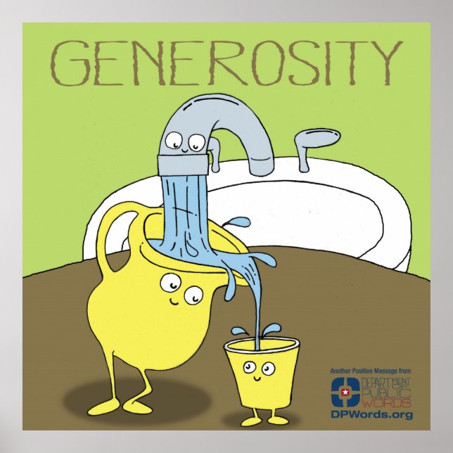 Generosity Poster (Frente)