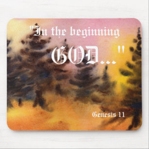 Gênesis 1:1 Mousepad