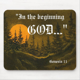 Gênesis 1:1 Mousepad