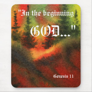 Gênesis 1:1 Mousepad
