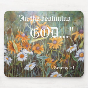 Gênesis 1:1 Mousepad
