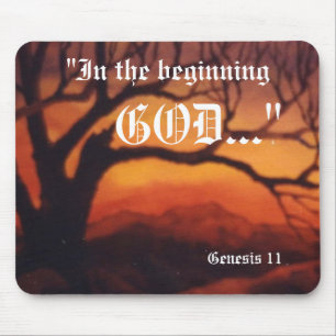 Gênesis 1:1 Mousepad
