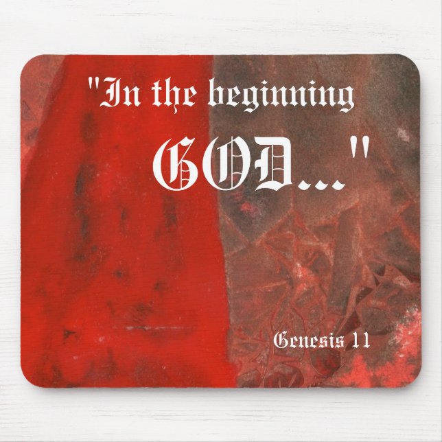 Gênesis 1:1 Mousepad (Frente)