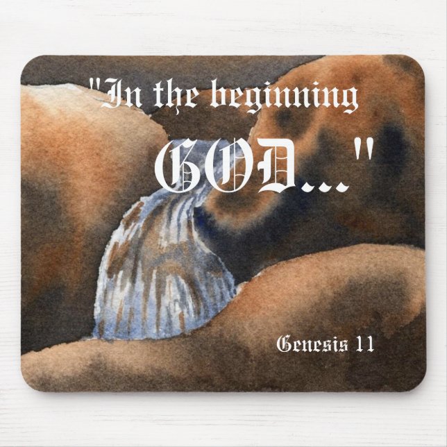 Gênesis 1:1 Mousepad (Frente)