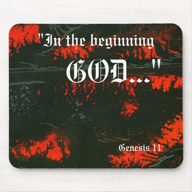 Gênesis 1:1 Mousepad (Frente)