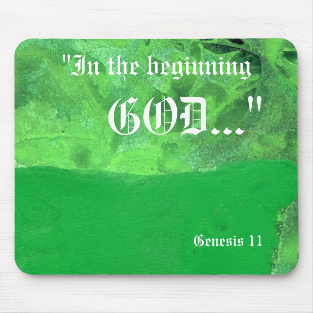 Gênesis 1:1 Mousepad (Frente)
