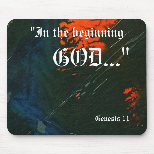 Gênesis 1:1 Mousepad (Frente)