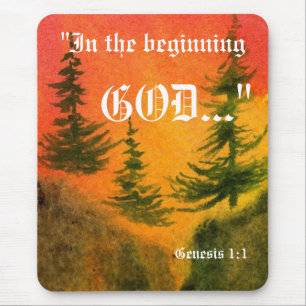 Gênesis 1:1 Mousepad