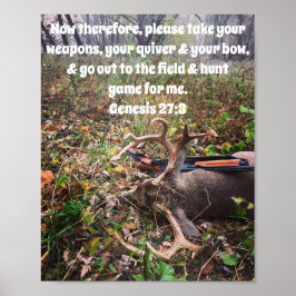 Gênesis 27:3 Buck Poster