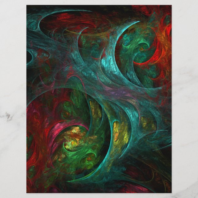 Gênesis Abstrato Art Letterhead (Frente)