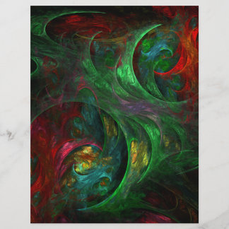 Genesis Green Abstract Art Flyer