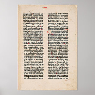 Gênesis Gutenberg p 3 poster