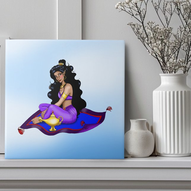 Genie Magic Carpet Lamp Blue Sky (Criador carregado)