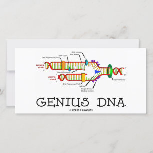 Genius DNA (DNA Replication Humor)